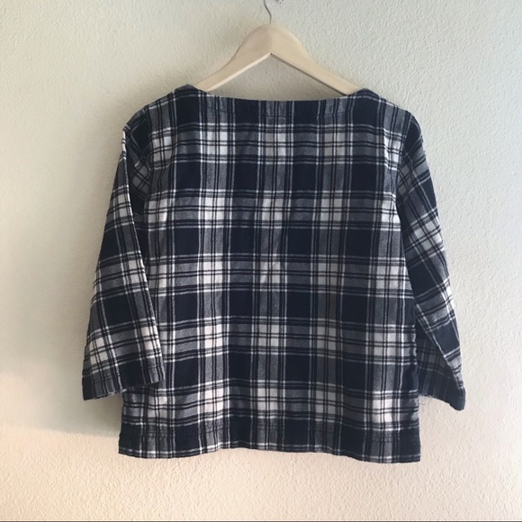 Madewell | Herald Tee in Curtis Blue Plaid - Picture 3 of 5